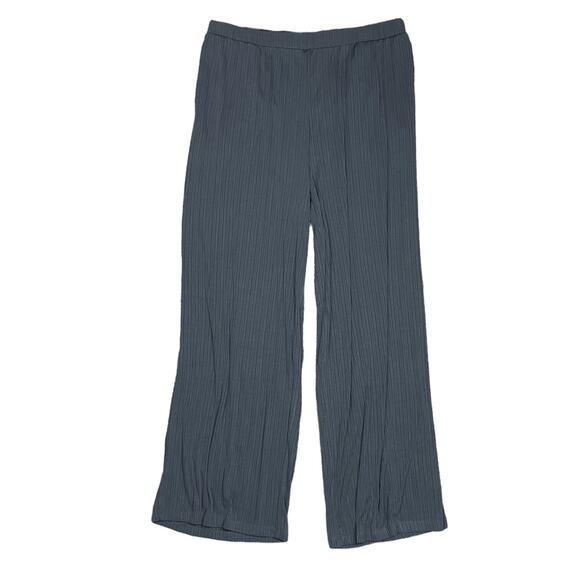 Banana Republic | NWT Gray Ribbed Knit Relaxed Fit Straight Leg Lounge Pants - Picture 2 of 8